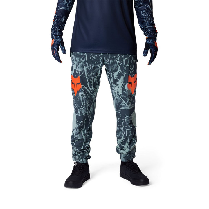 Fox Pantaloni Mtb Ranger Image Print Arc Blu Uomo