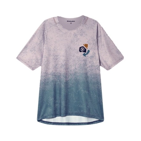 Endura T-Shirt Mtb Singletrack Print Titanium Uomo