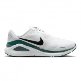 Nike Structure 26 Bianco Nero-Mineral - Scarpe Running Uomo