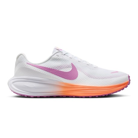 Nike Revolution 8 Bianco Lt Magenta - Scarpe Running Donna