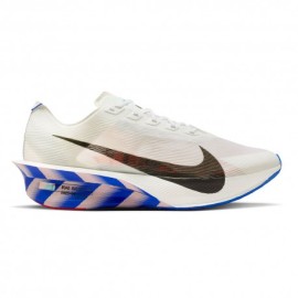 Nike Zoomx Vaporfly Next% 4 Cm Bianco Nero-Racer Bl - Scarpe Running Uomo