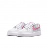 Nike Air Force 1 Gs Bianco Rosa Rise-Bianco - Sneakers Bambina