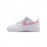 Nike Air Force 1 Gs Bianco Rosa Rise-Bianco - Sneakers Bambina