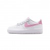 Nike Air Force 1 Gs Bianco Rosa Rise-Bianco - Sneakers Bambina
