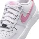 Nike Air Force 1 Gs Bianco Rosa Rise-Bianco - Sneakers Bambina