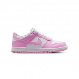 Nike Dunk Low Gs Bianco Rosa - Sneakers Bambina