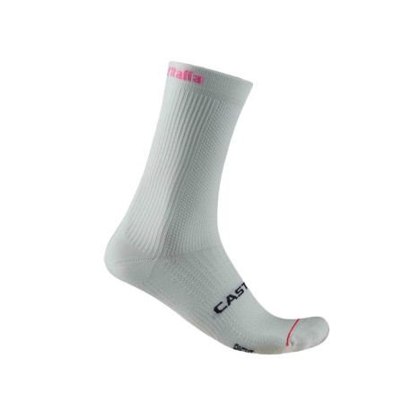 Castelli Calze Ciclismo Giro Logo 18 Bianco Uomo