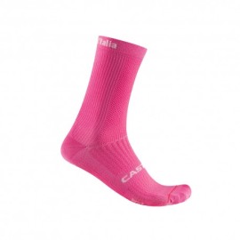 Castelli Calze Ciclismo Giro Logo 18 Rosa Giro Uomo