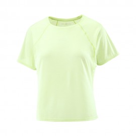 Salomon T-Shirt Trail Running Shkout Air Crop Butterfly Donna