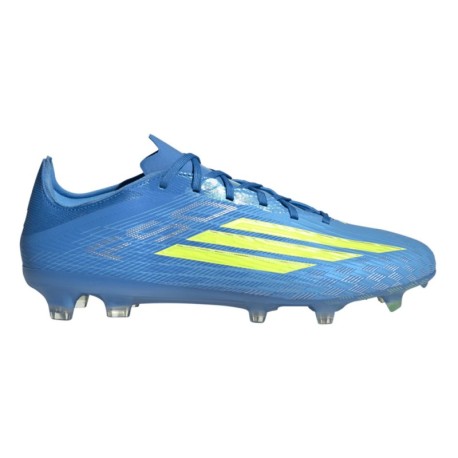 ADIDAS F50 Pro Fg Sky Blu Giallo - Scarpe Da Calcio Uomo
