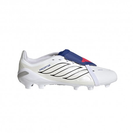 ADIDAS Predator League Ft Fg J Bianco Bianco Blu - Scarpe Da Calcio Bambino