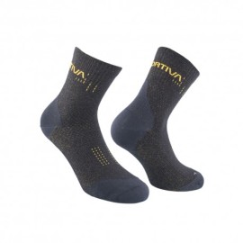 La Sportiva Calze Trail Running Sprint Trail Nero Giallo Uomo