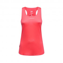 La Sportiva Canotta Trail Running Pure Hibiscus Bianco Donna