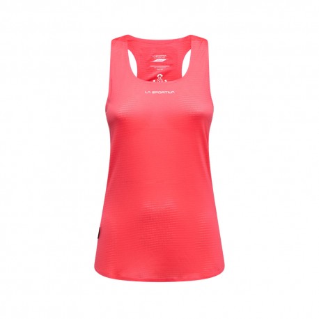 La Sportiva Canotta Trail Running Pure Hibiscus Bianco Donna
