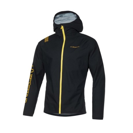 La Sportiva Giacca Trail Running Poketshell Nero Uomo