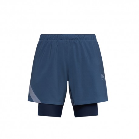 La Sportiva Short Trail Running Flow 5" Night Sky Chalk Uomo