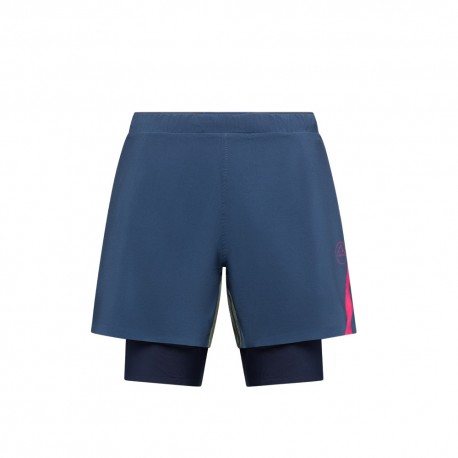 La Sportiva Short Trail Running Flow 5" Night Sky Cypress Donna