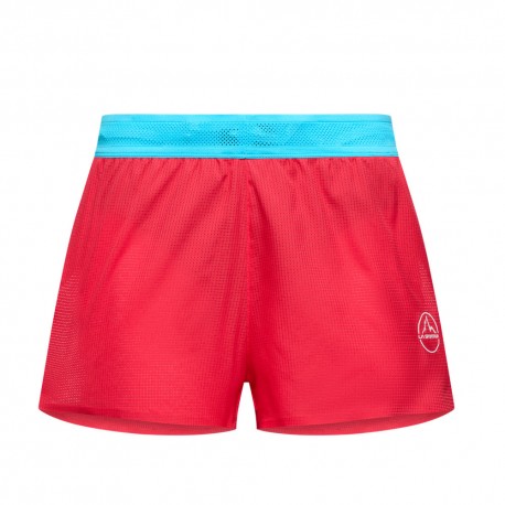 La Sportiva Short Trail Running Pure 3" Hibiscus Bianco Donna
