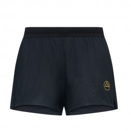 La Sportiva Short Trail Running Pure 3" Nero Giallo Uomo