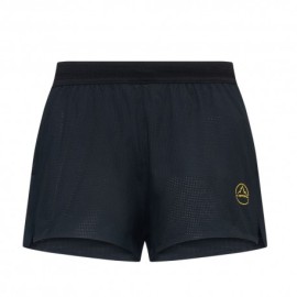 La Sportiva Short Trail Running Pure 3" Nero Giallo Uomo