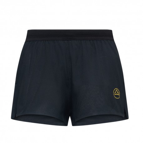 La Sportiva Short Trail Running Pure 3" Nero Giallo Uomo