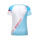 La Sportiva T-Shirt Trail Running Flow Malibu Blue Hibiscus Donna