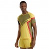 La Sportiva T-Shirt Trail Running Flow Nero Giallo Uomo