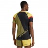 La Sportiva T-Shirt Trail Running Flow Nero Giallo Uomo