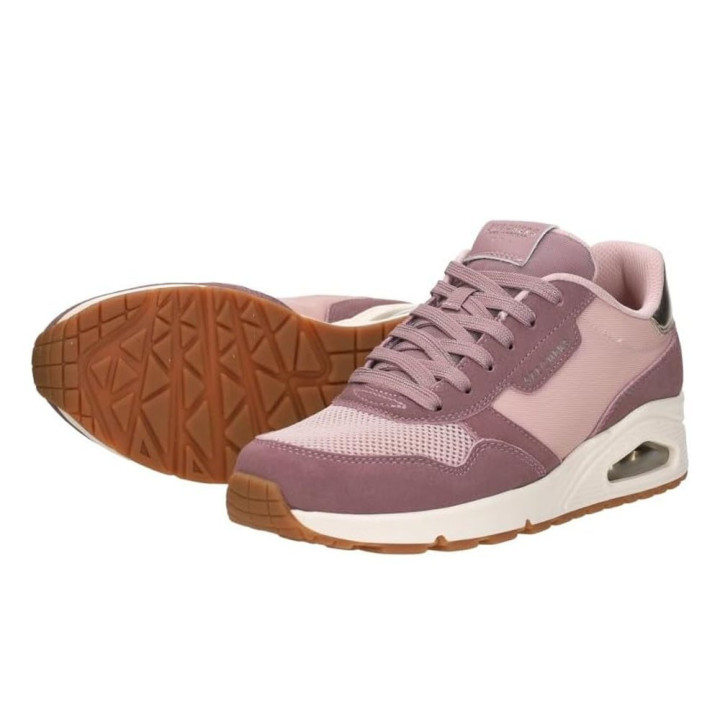 Skechers Uno Mesh Rosa Oro - Sneakers Donna