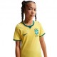 Nike Brasile 2026 Stadium Home Maglia Maniche Corte Giallo Verde Bambino