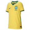 Nike Brasile 2026 Stadium Home Maglia Maniche Corte Giallo Verde Bambino