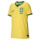 Nike Brasile 2026 Stadium Home Maglia Maniche Corte Giallo Verde Bambino