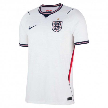 Nike England 2026 Stadium Home Maglia Maniche Corte Bianco Rosso Uomo
