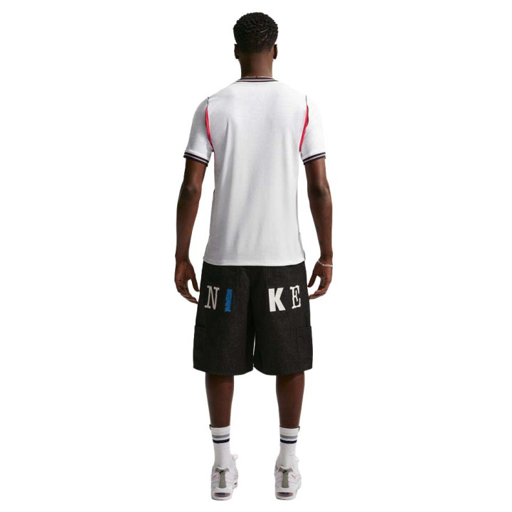 Nike England 2026 Stadium Home Maglia Maniche Corte Bianco Rosso Uomo