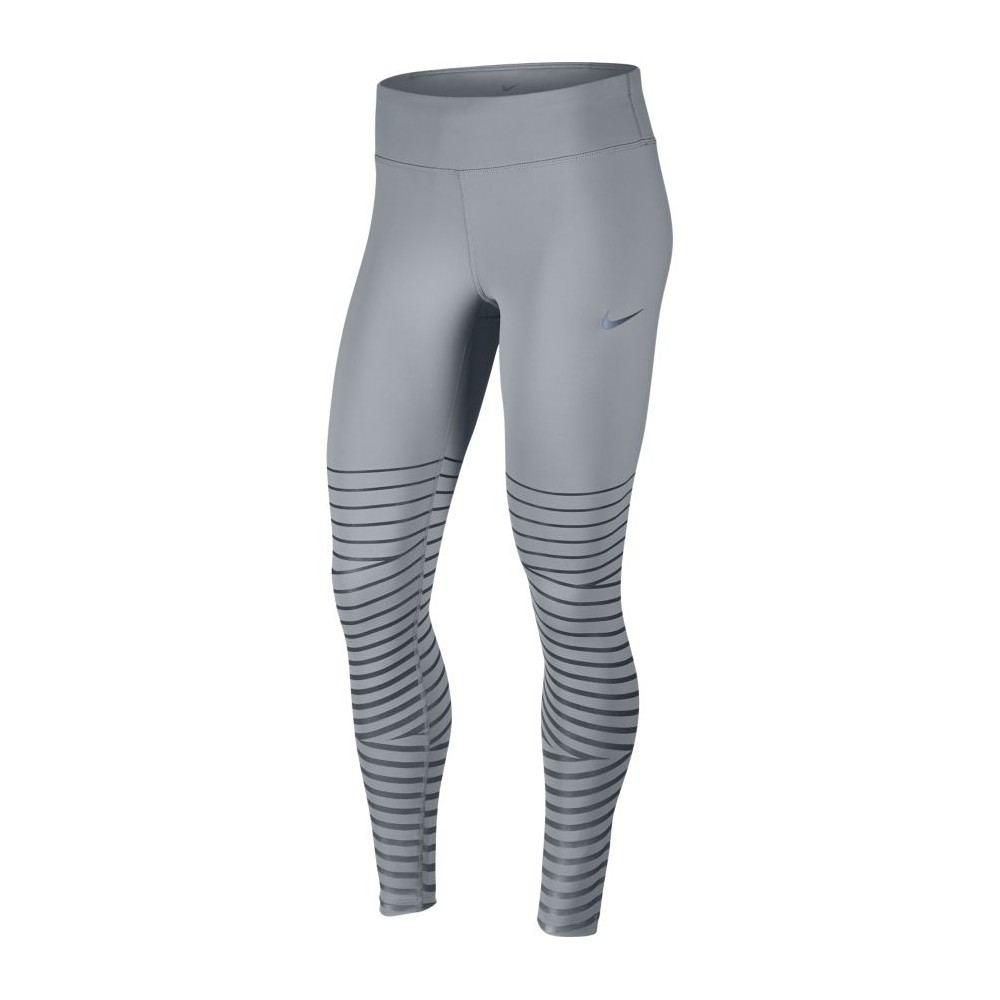 Nike Tight Donna Run Power Flash Epic Lx Wolf Grey L