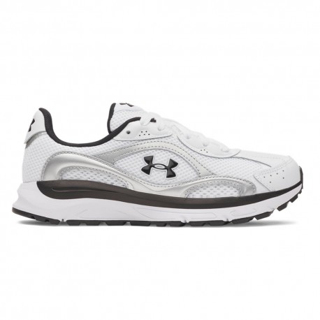 Under Armour Tech Runner Bianco Argento - Sneakers Donna