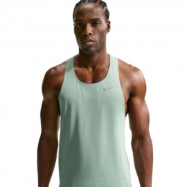 Nike Fast Canotta Running Steam Nero Uomo