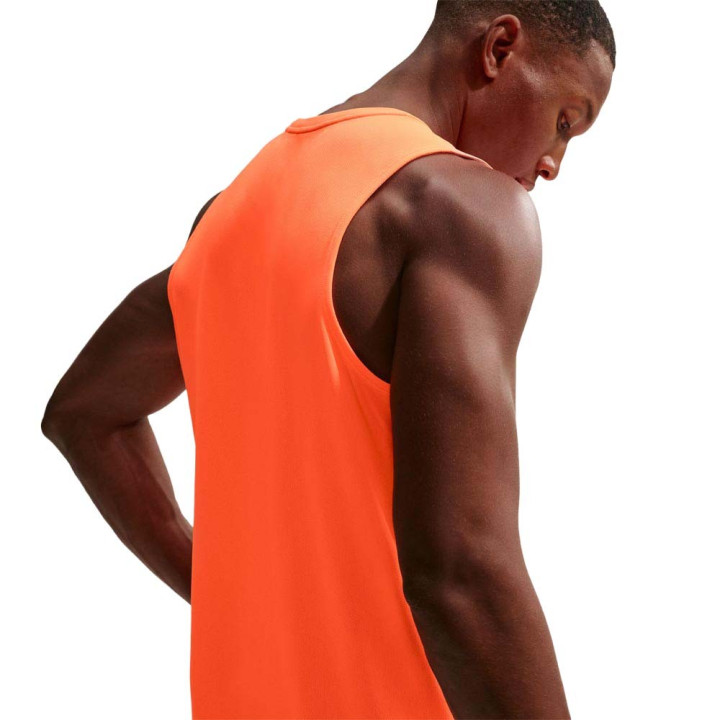 Nike Miler Canotta Running Total Arancio Reflective Silv Uomo
