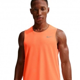 Nike Miler Canotta Running Total Arancio Reflective Silv Uomo