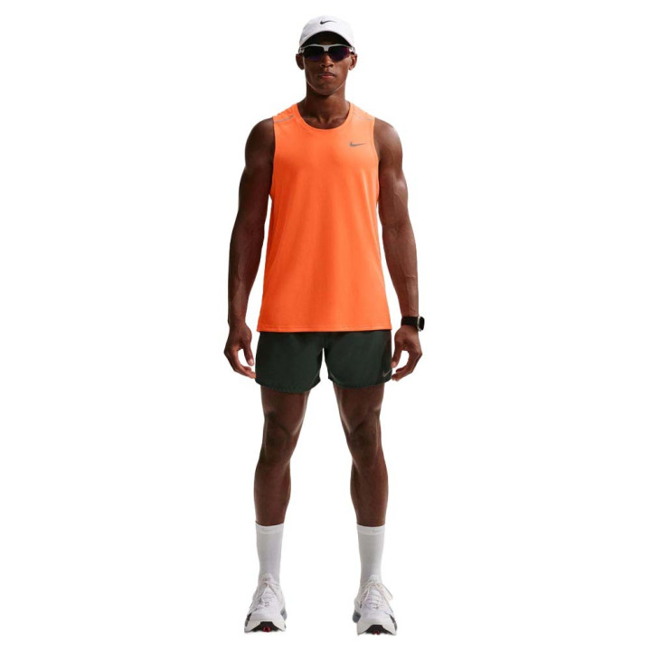 Nike Miler Canotta Running Total Arancio Reflective Silv Uomo