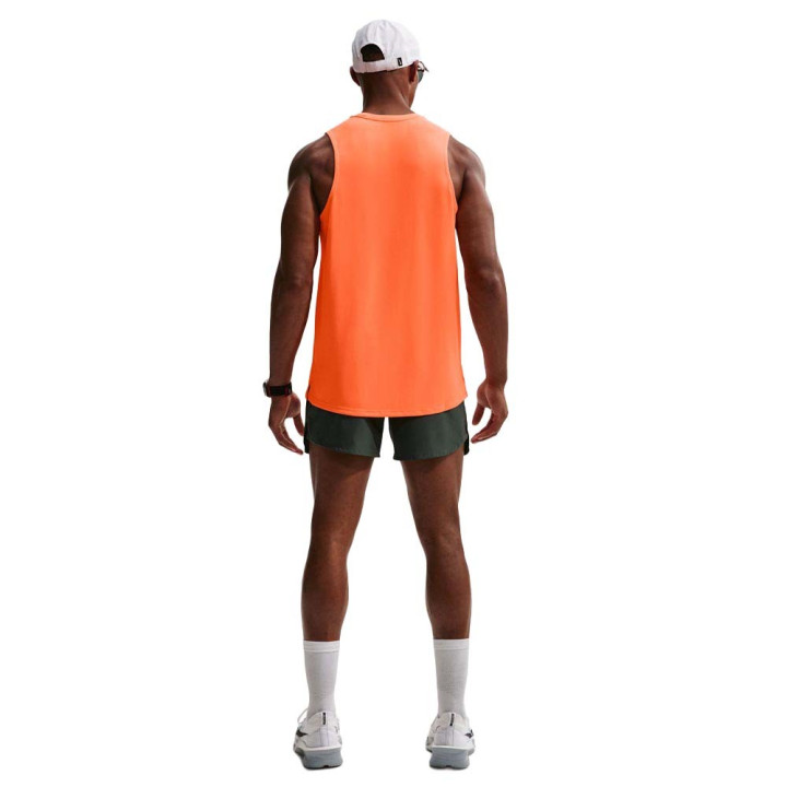 Nike Miler Canotta Running Total Arancio Reflective Silv Uomo