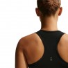 Nike Tempo Swoosh Canotta Running Run Nero Bianco Donna