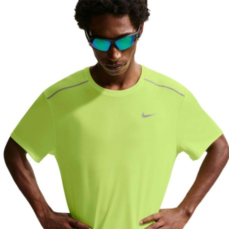 Nike Miler T-Shirt Running Volt Ice Reflective Silv Uomo