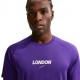 Nike Stride T-Shirt Running London Midnight Navy Court Purple Uomo