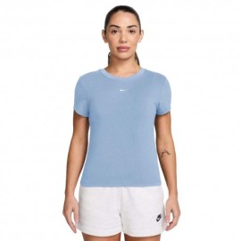 Nike Sportswear Chill Knit T-Shirt Azzurro Donna