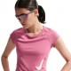 Nike Tempo Swoosh T-Shirt Running Peony Rosa Foam Donna