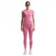 Nike Tempo Swoosh T-Shirt Running Peony Rosa Foam Donna