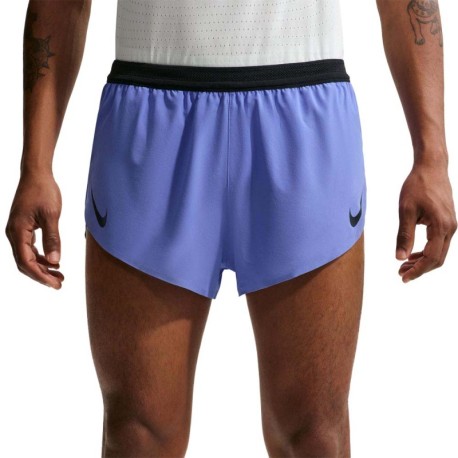 Nike Aeroswift Pantaloncini Running 2" Sapphire Nero Uomo