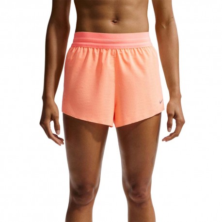 Nike Swift Breathe Pantaloncini Running Novelty Arancio Pulse Reflective Silv Donna