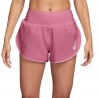 Nike Tempo Flow Swoosh Pantaloncini Running Peony Rosa Foam Donna